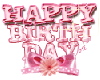 Pink Happy Birthday