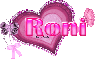 Roni pink heart