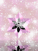 pink spinning snowflake