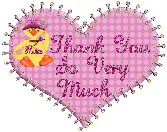 Rita Thank You So Very Much