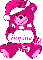 Pink Christmas Bear - Sophia