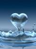 water drop heart