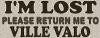 Return me to Ville Valo