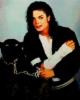 Michael Jackson with a Panther from Black or White