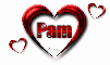 Pam Red Hearts
