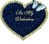 be my valentine blue heart