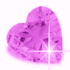 purple gem heart