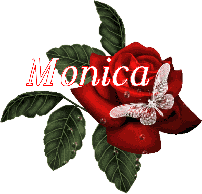 Butterfly Red Rose - Monica