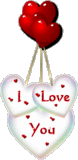 I love you charm