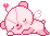pink sleepy bear