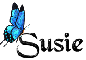 Blue Butterfly - Susie
