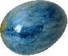 blue marble easter egg