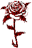 Glitzer-Rose