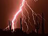 Lightning with Cactuses