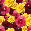 sparkel roses background