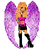 Purple angel doll