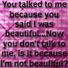 You Talked To Me