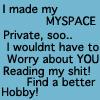 Myspace private