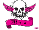 maria pink skull