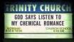 god says listen to my chemical romance