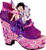BB and the purple shoe