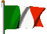 Italian animated flag s