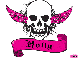 holly pink skull