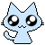 blue cat - :3 funny