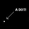 a dot