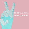 love. peace