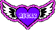 Pink & Purple Heart Alexy