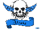 alexia blue skull