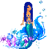 blue mermaid
