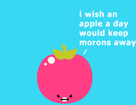 ...apple a day!! kawaii!!...
