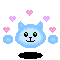 Happy Blue Cat