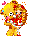 bear and girl
