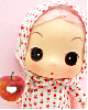 DDUNG DOLL WITH HEART APPLE