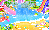 kawaii scene - swimming pool