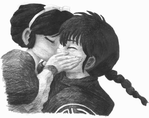 akane and ranma kiss