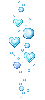 blue hearts & bubbles