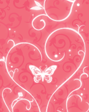 butterfly in a heart