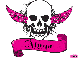 alyna pink skull