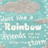 friends are like rainbows