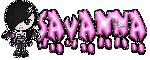 savanna pink gothic girl