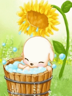 KAWAII PUPPY BATH TIME