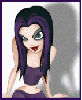 Purple Goth Girl