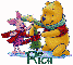 Pooh and Piglet Christmas Glitter