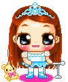 cute kawaii ballerine girl