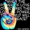 Jimi Hendrix peace quote