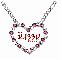 Lizzy heart necklace